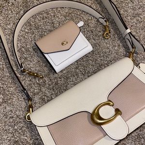 Coach purse and matching wallet